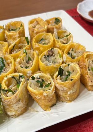 薄焼き卵の春巻き-レシピのメイン写真