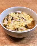 カットサラダでやさしい卵とじうどん