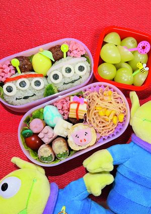 トイストーリー　リトルグリーンメン弁当-レシピのメイン写真