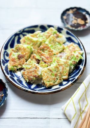 シャキうま【米粉の白菜チヂミ】-レシピのメイン写真