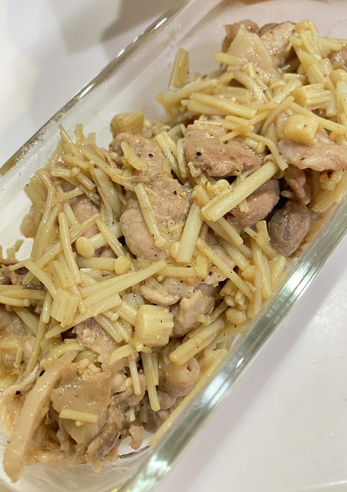 えのきと豚肉の炒め物-レシピのメイン写真