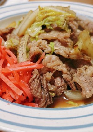牛肉白菜の紅生姜煮込み-レシピのメイン写真