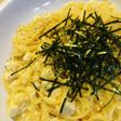 お手軽パスタ●絹漉豆腐の和風カルボナーラ