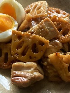 *鶏もも肉と蓮根の甘酢炒め*-レシピのメイン写真