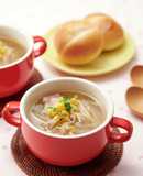 レンジで！大根とコーンの洋風スープ