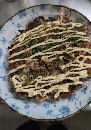 キャベツ増々♥シーフードお好み焼き♪-レシピのメイン写真