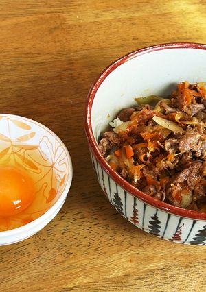 卵かけ牛丼-レシピのメイン写真