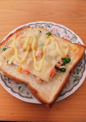 ツナマヨコーントースト-レシピのメイン写真