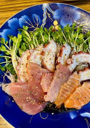 梅酢でカルパッチョ-レシピのメイン写真