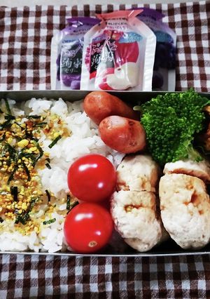 つくねバーグ弁当(11.13)-レシピのメイン写真