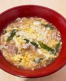寒い日にはこれ！豚玉ネギのあんかけ素麺！