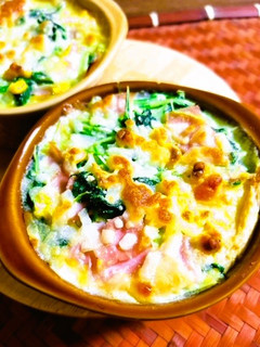 水菜の即席グラタン-レシピのメイン写真