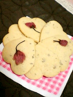 桜づくしの和風あんこクッキー-レシピのメイン写真