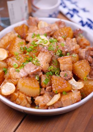 豚バラ＆大根の照り焼きサイコロステーキ-レシピのメイン写真