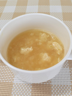 【離乳食後期】鶏だんご汁-レシピのメイン写真