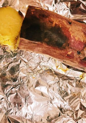 焼き芋をレンジで簡単に！-レシピのメイン写真