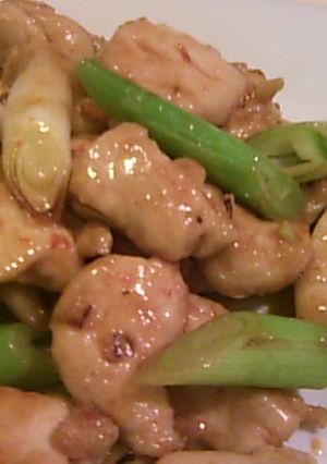 鶏ムネ肉とネギのオイスターソース炒め-レシピのメイン写真