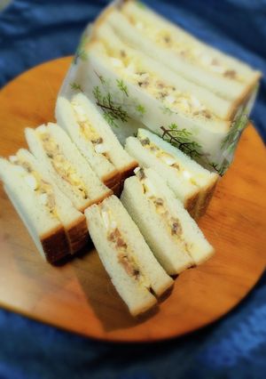 いぶりがっこで卵サンド-レシピのメイン写真