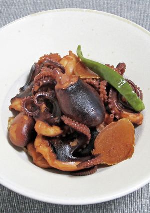 イイダコの柔らか煮-レシピのメイン写真