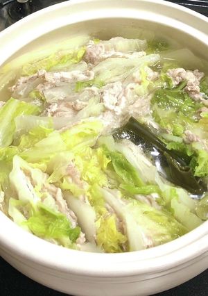 白菜と豚しゃぶ肉のミルフィーユ鍋-レシピのメイン写真
