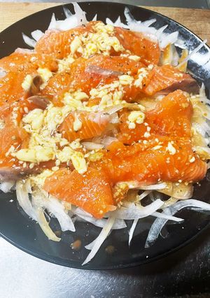 サーモンカルパッチョ-レシピのメイン写真