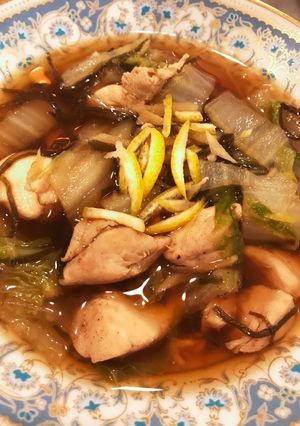 鶏ササミと白菜の塩昆布煮込み-レシピのメイン写真