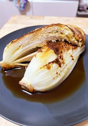 ヘルシー！簡単！白菜と挽肉の挟み蒸し焼き-レシピのメイン写真