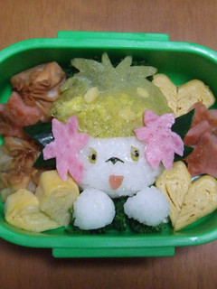 キャラ弁 シェイミ ランドフォルム-レシピのメイン写真