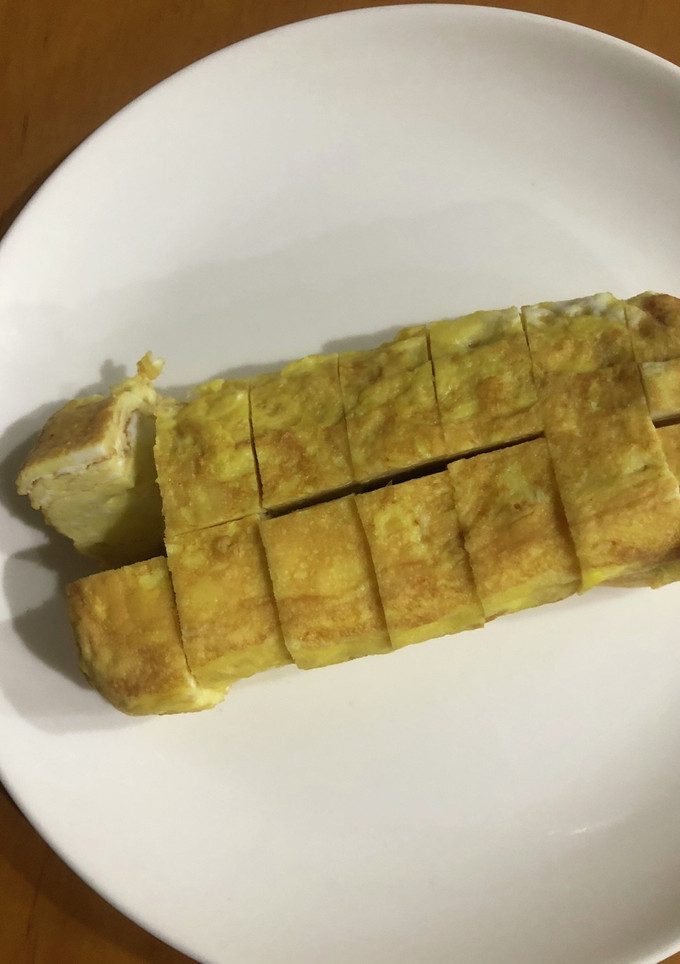 ほんだしでつくる卵焼き-レシピのメイン写真