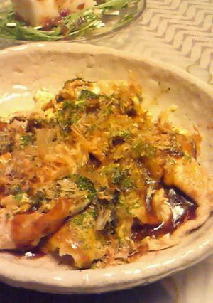 キャベツなし！豚肉のお好み焼き風-レシピのメイン写真