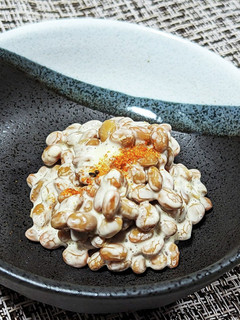 混ぜるだけでおつまみ!七味納豆マヨネーズ-レシピのメイン写真