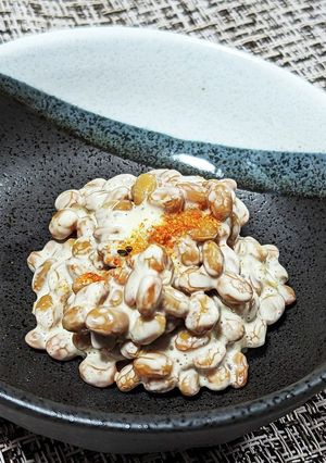 混ぜるだけでおつまみ!七味納豆マヨネーズ-レシピのメイン写真