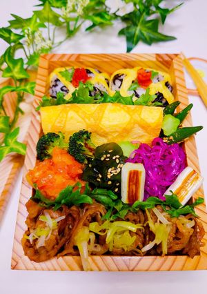 女子学生のお弁当(2023.11.14)-レシピのメイン写真