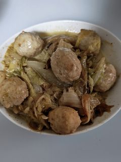 私の白菜と鶏団子の中華風クリーム煮-レシピのメイン写真