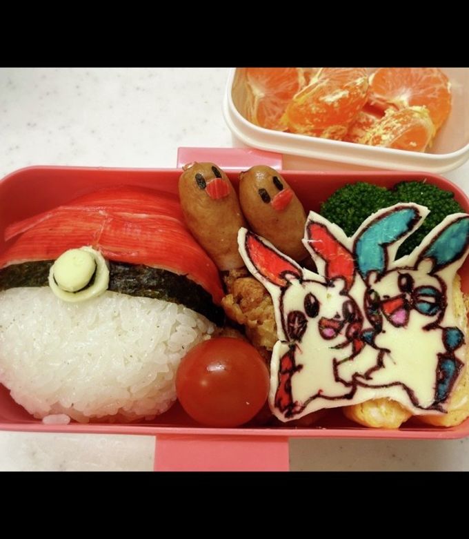 ポケモン キャラ弁 プラスル マイナン-レシピのメイン写真