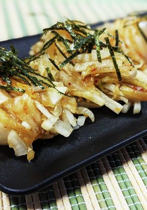 レンジで！シャキシャキなキムチ大根餅-レシピのメイン写真