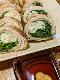 豚肉パクチーネギ巻-レシピのメイン写真