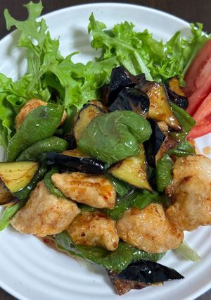ササミと野菜のチリソースあえ-レシピのメイン写真