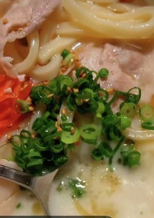 とんこつ風うどん-レシピのメイン写真