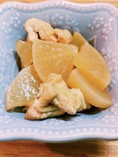 薄切り大根の煮物♬ -レシピのメイン写真