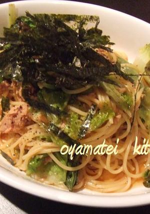 ワンボウル！レタスとツナのうまうまパスタ-レシピのメイン写真