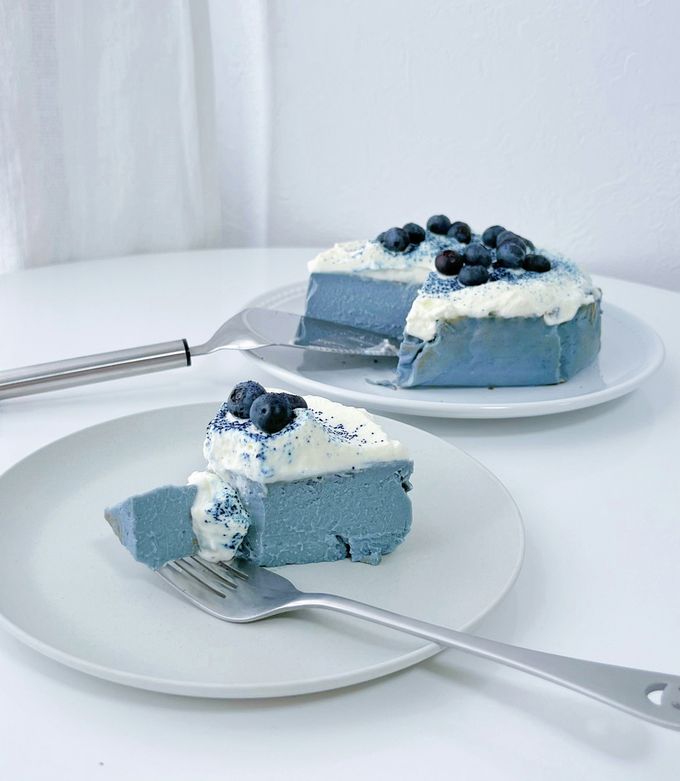 青いベイクドチーズケーキ by アグリ生活 簡単おいしいみんなのレシピが392万品
