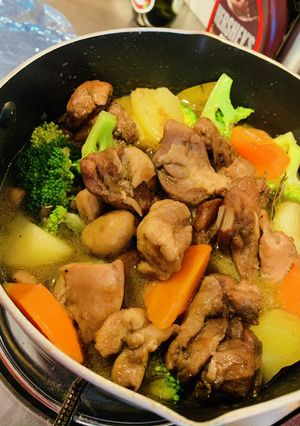 鶏肉の赤ワイン煮-レシピのメイン写真