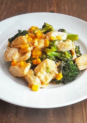 鶏胸肉のチーズ炒め-レシピのメイン写真