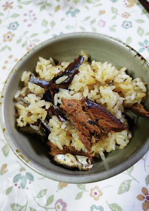 217　さんま蒲焼缶詰　炊き込みご飯-レシピのメイン写真