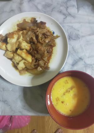 簡単！トロトロ玉ねぎの豚バラのすき煮☆-レシピのメイン写真