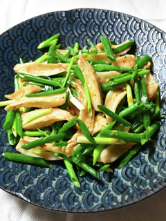 鶏ナンコツと青ねぎのレモン醬油炒め-レシピのメイン写真