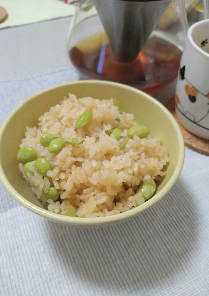 懐かしい！枝豆の炊き込みご飯-レシピのメイン写真