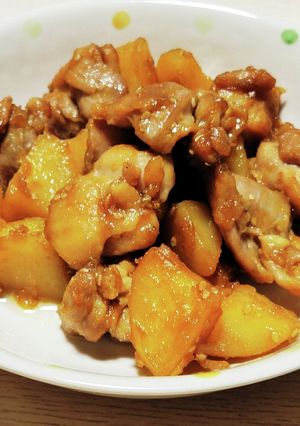 簡単！鶏ももとじゃがいもの照り焼き-レシピのメイン写真