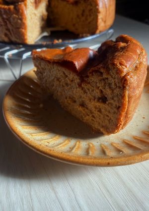 クリーミー雑穀コーヒーバスクチーズケーキ-レシピのメイン写真